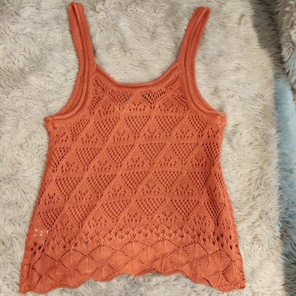 Orange knitted top - Picture 2 of 2